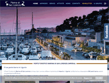 Tablet Screenshot of marinadisanlorenzo.it
